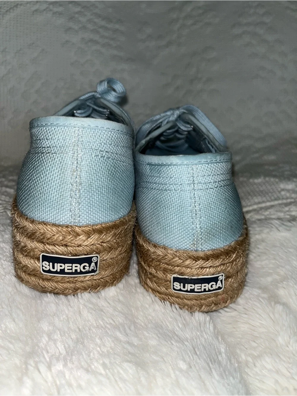 Superga light blue